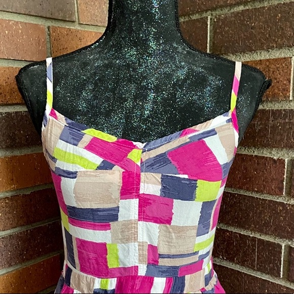 Splendid Colorful Geometric Print Sundress - Picture 8 of 13